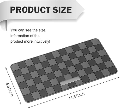 Eliane Car Dashboard Mat Anti-Slip Rubber Pad