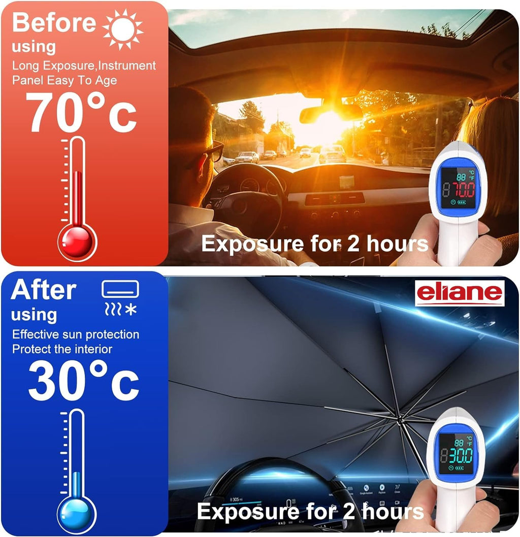 Eliane Car Sun Shade Windshield Cover