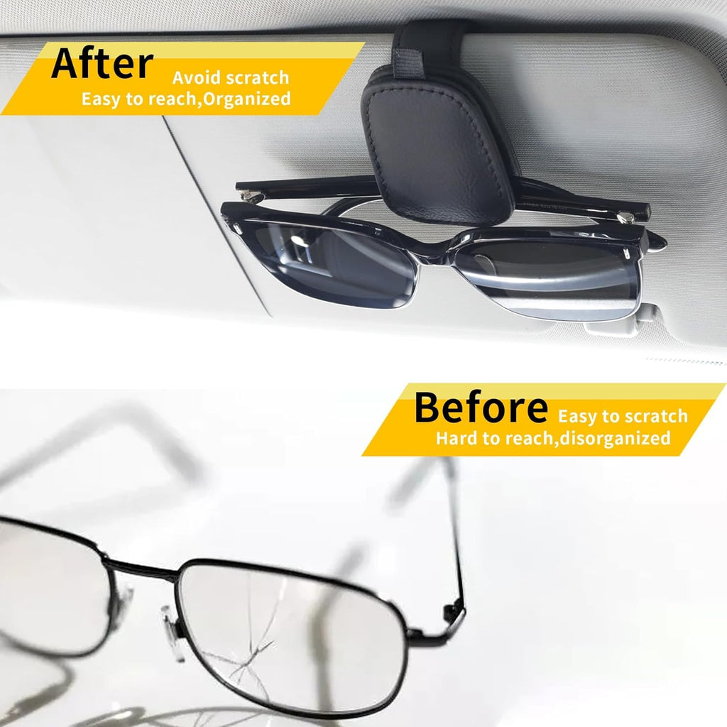Eliane Universal Sunglasses Goggles Holder for Car Sun Visor