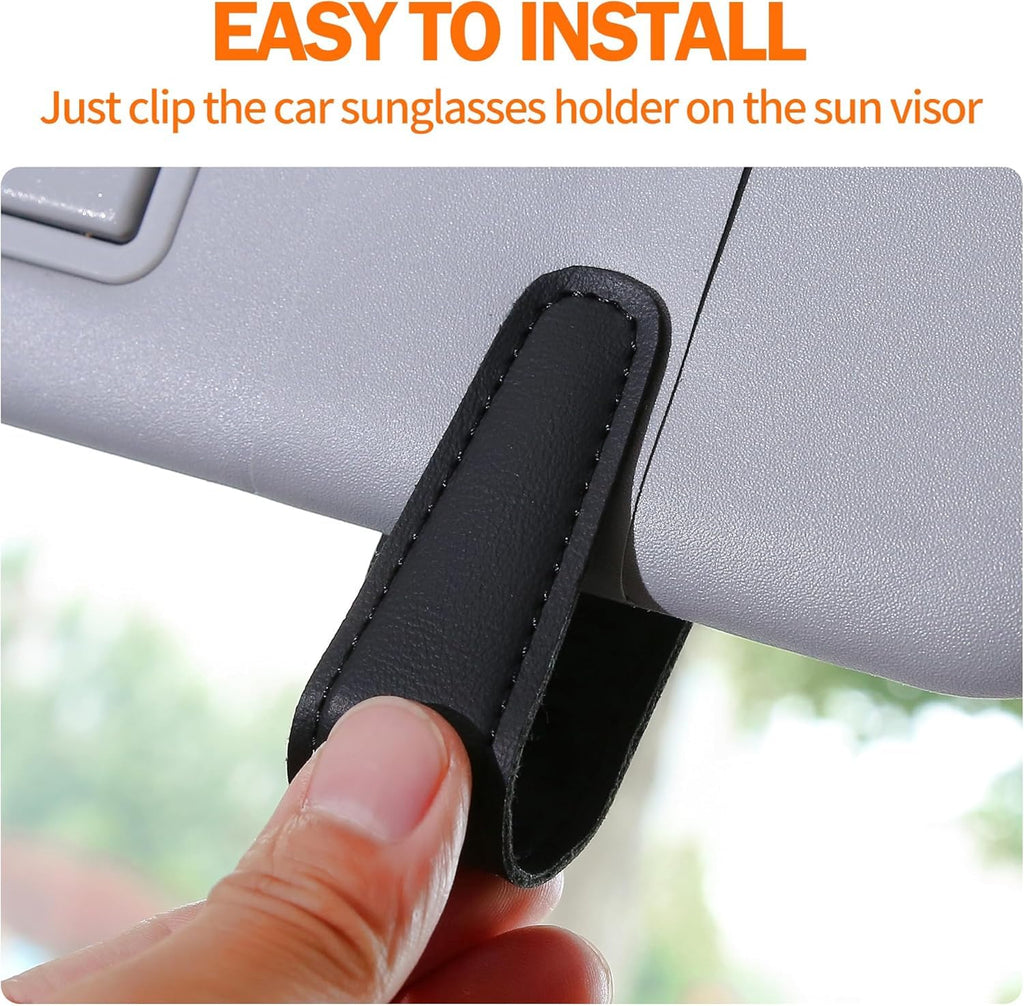 Eliane Universal Sunglasses Goggles Holder for Car Sun Visor