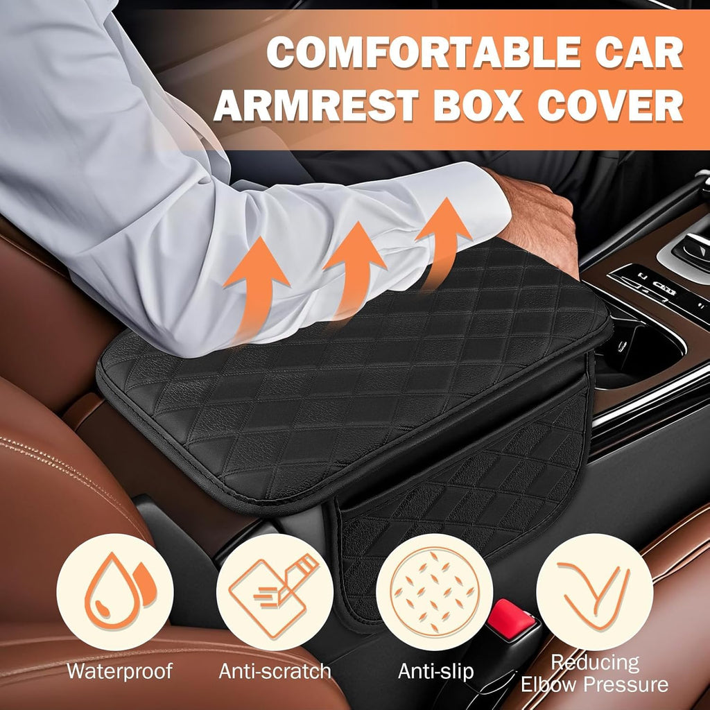 Eliane Car Center Console Armrest Cover Pad