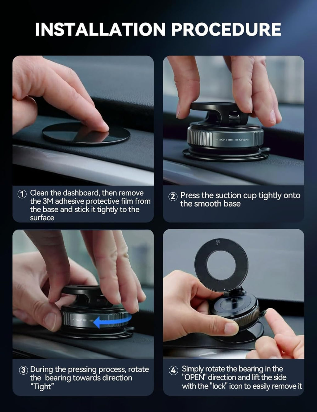Eliane Universal 360° Magnetic Car Phone Holder