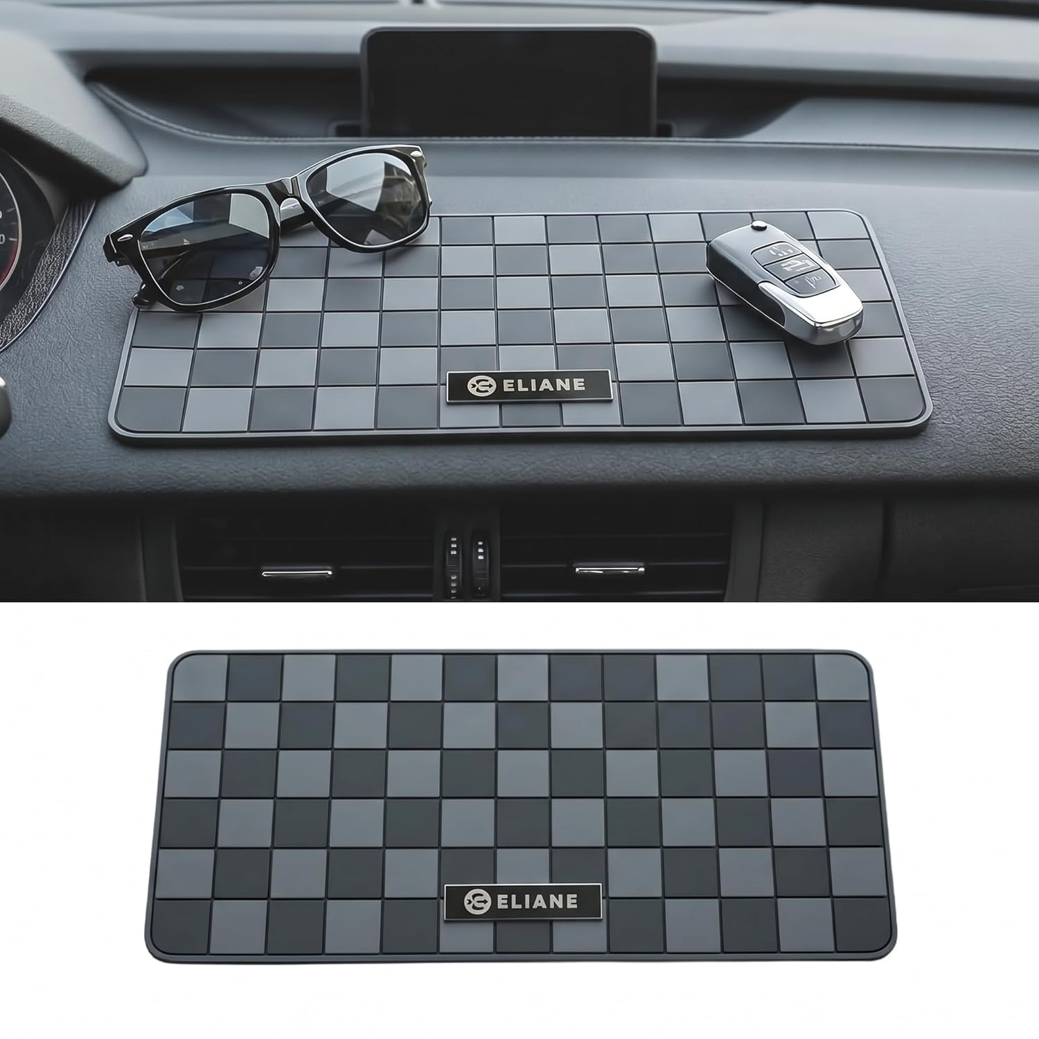 Eliane Car Dashboard Mat Anti-Slip Rubber Pad