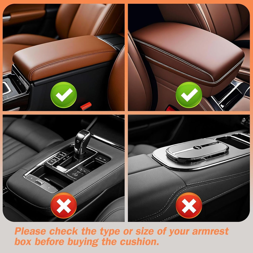 Eliane Car Center Console Armrest Cover Pad