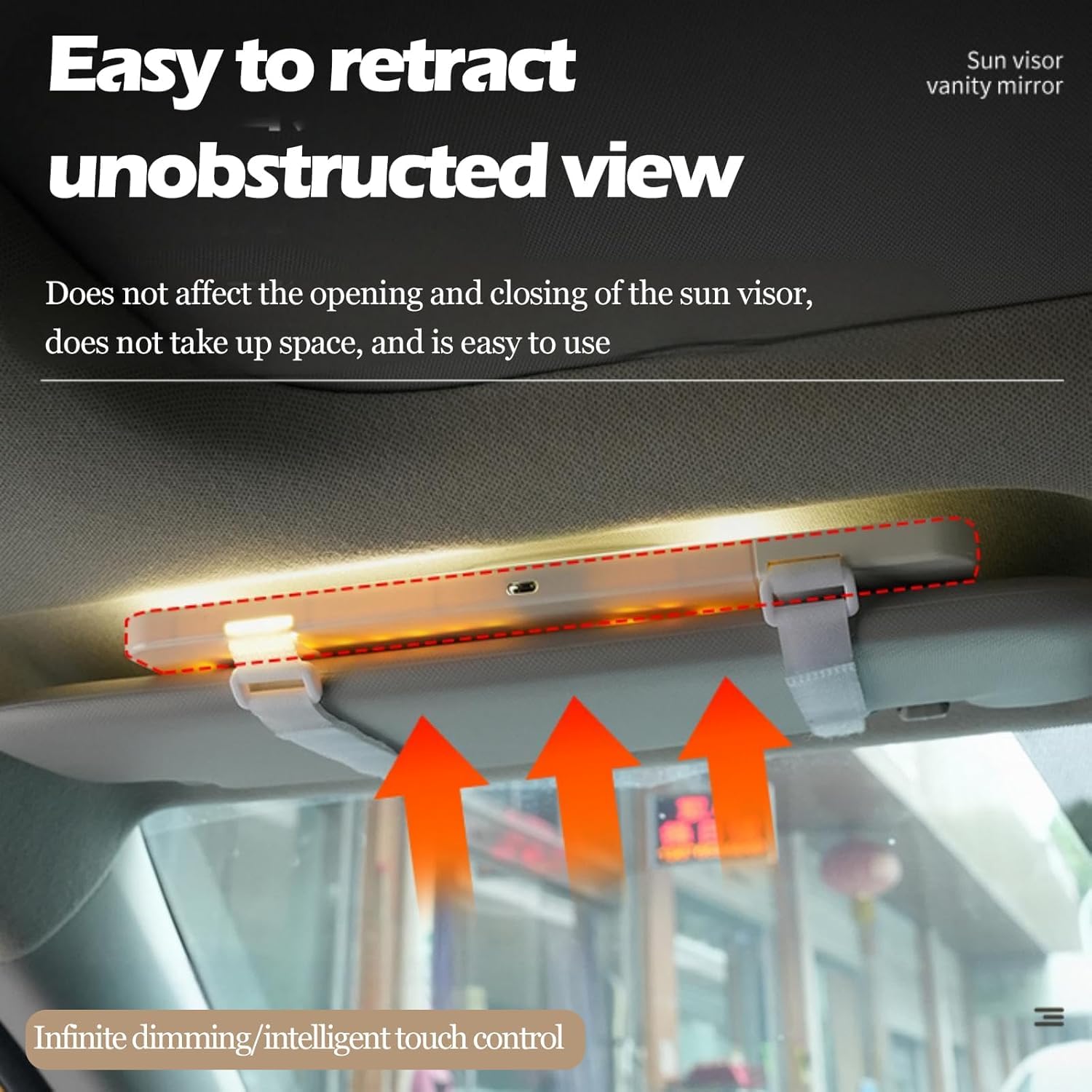 Eliane LED Vanity Mirror for Car Visor