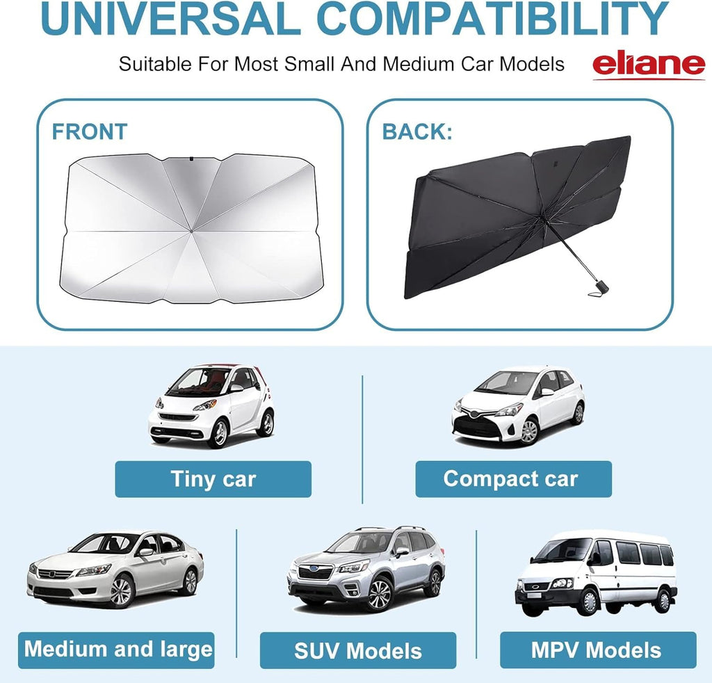 Eliane Car Sun Shade Windshield Cover