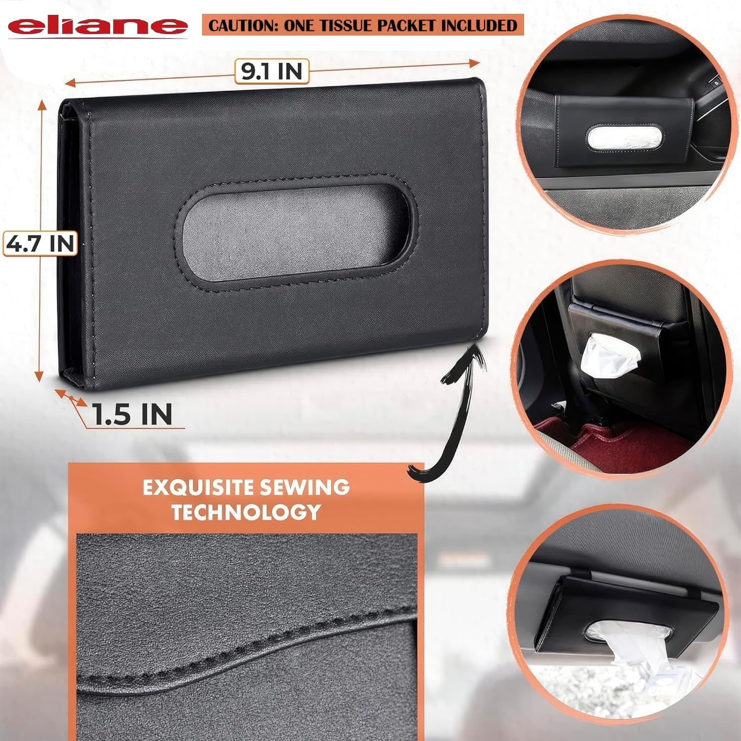 Eliane Car Tissue Holder Sun Visor