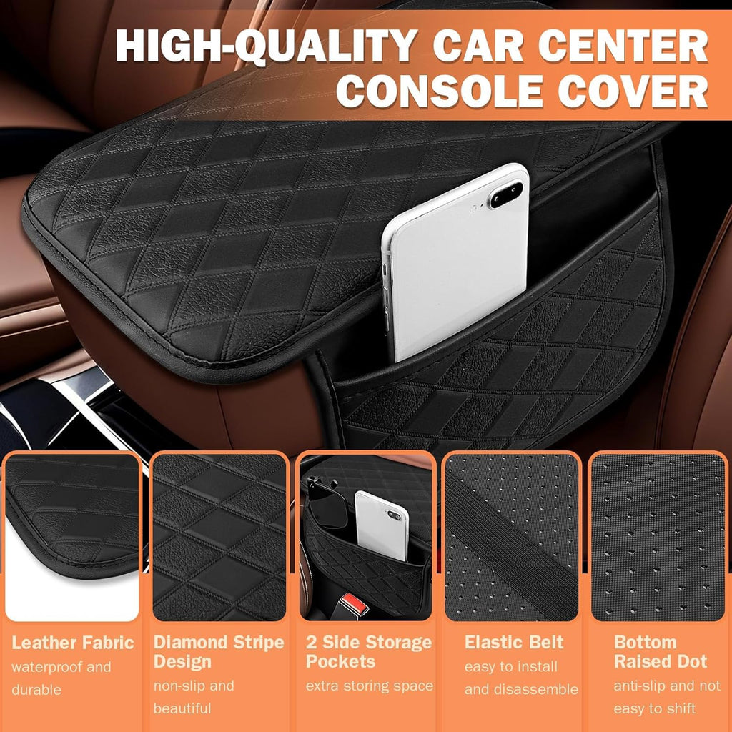 Eliane Car Center Console Armrest Cover Pad